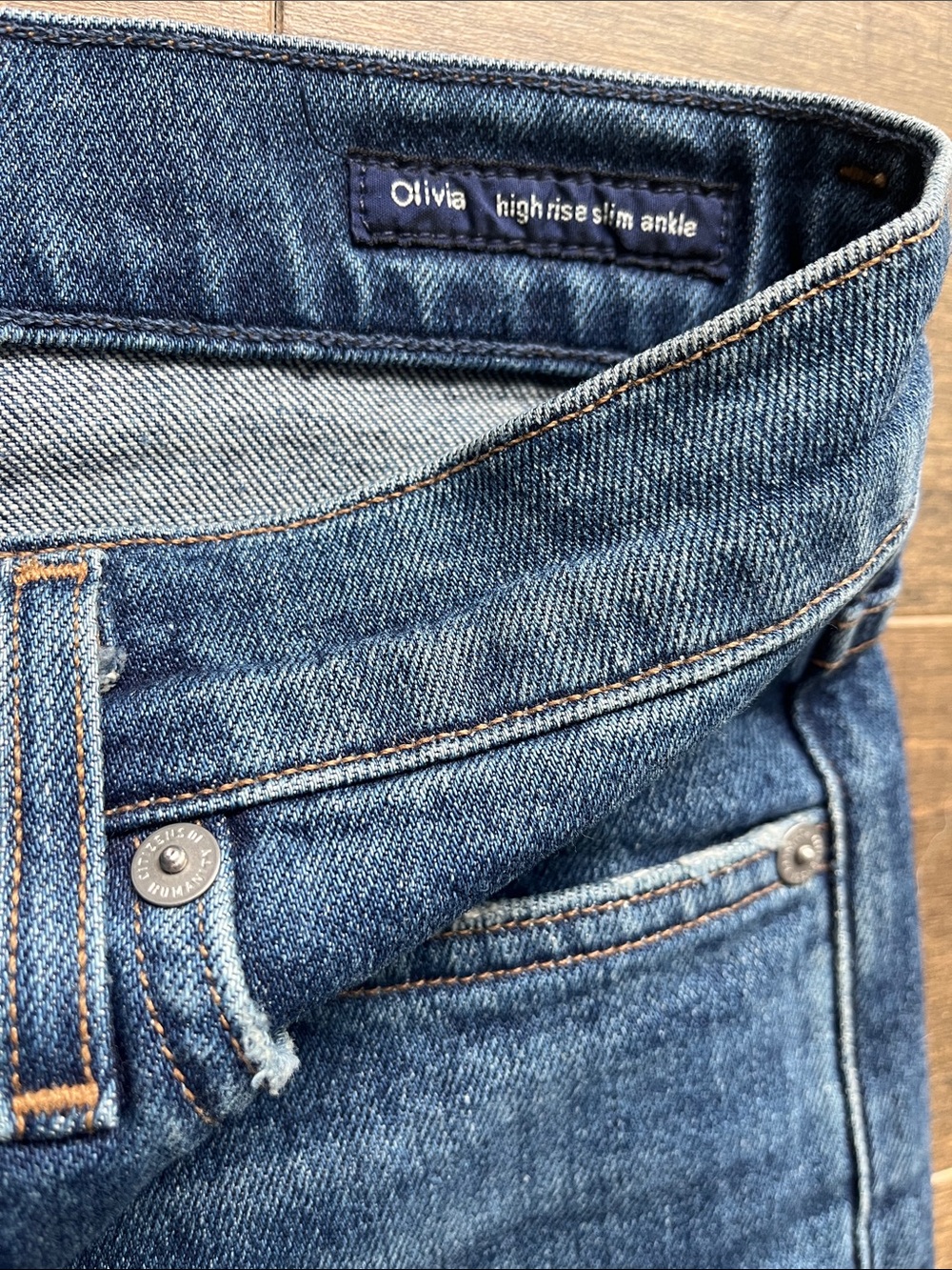 Citizens Of Humanity Olivia High-Rise Slim Premium Denim Jeans - Picture 5 of 11